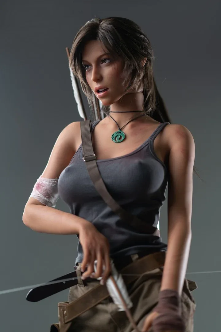 Lara Croft ROS: 166cm E-Cup Cosplay Silicone Sex Doll-Game Lady view 3