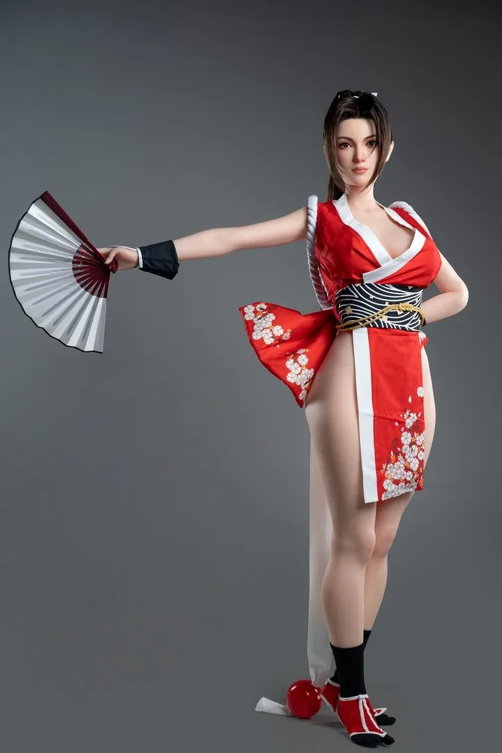 Mai Shiranui: 165cm F-Cup Cosplay Silicone Sex Doll-Game Lady view 6