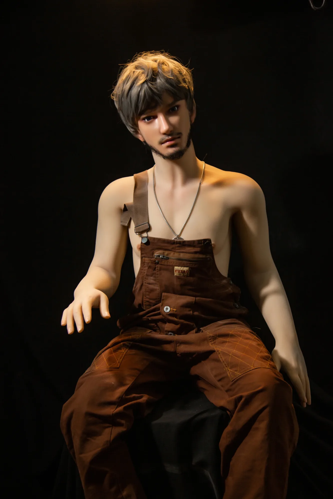 Zhou: 175cm Real Silicone Head TPE Body Male Sex Doll-QITA Doll view 3
