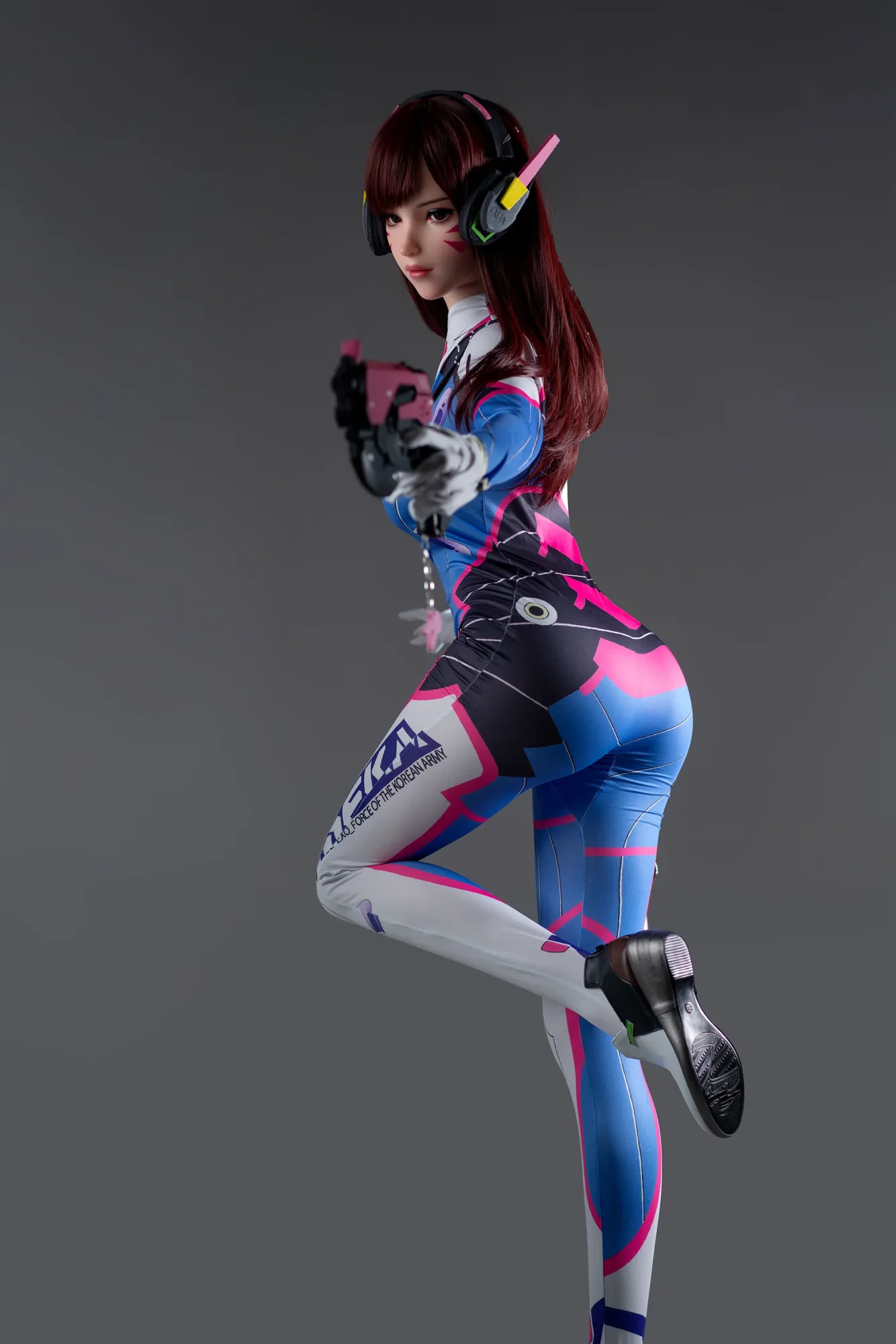 Dva: 167cm D-Cup Cosplay Silicone Sex Doll-Game Lady view 7