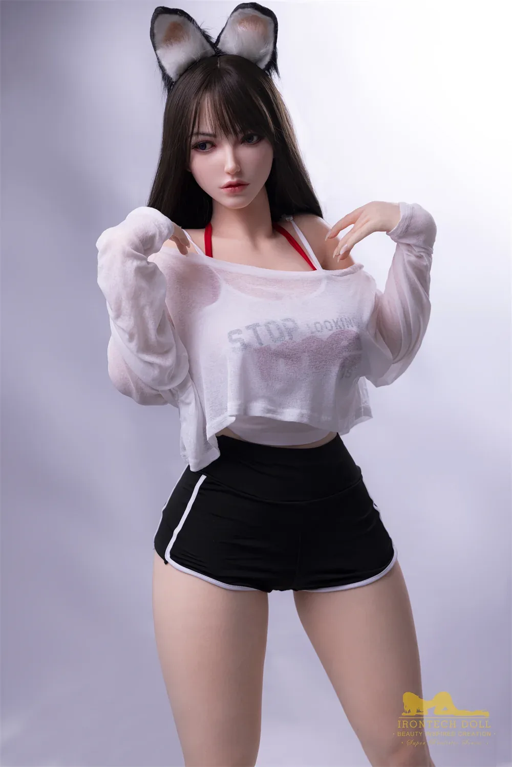 Joline S41: Premium 165cm F-Cup Silicone Sex Doll-Irontech Doll view 4