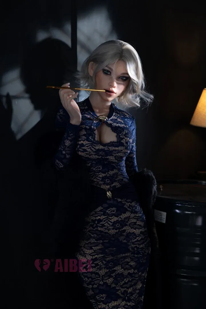 AB23 Aria White: 158cm F-Cup Realistic Silicone Sex Doll-Aibei view 6