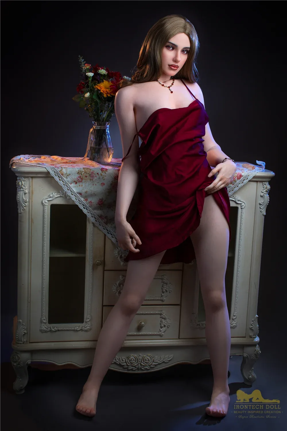 Luna S17(ROS Available): Premium 168cm A-Cup Silicone Sex Doll-Irontech Doll view 3