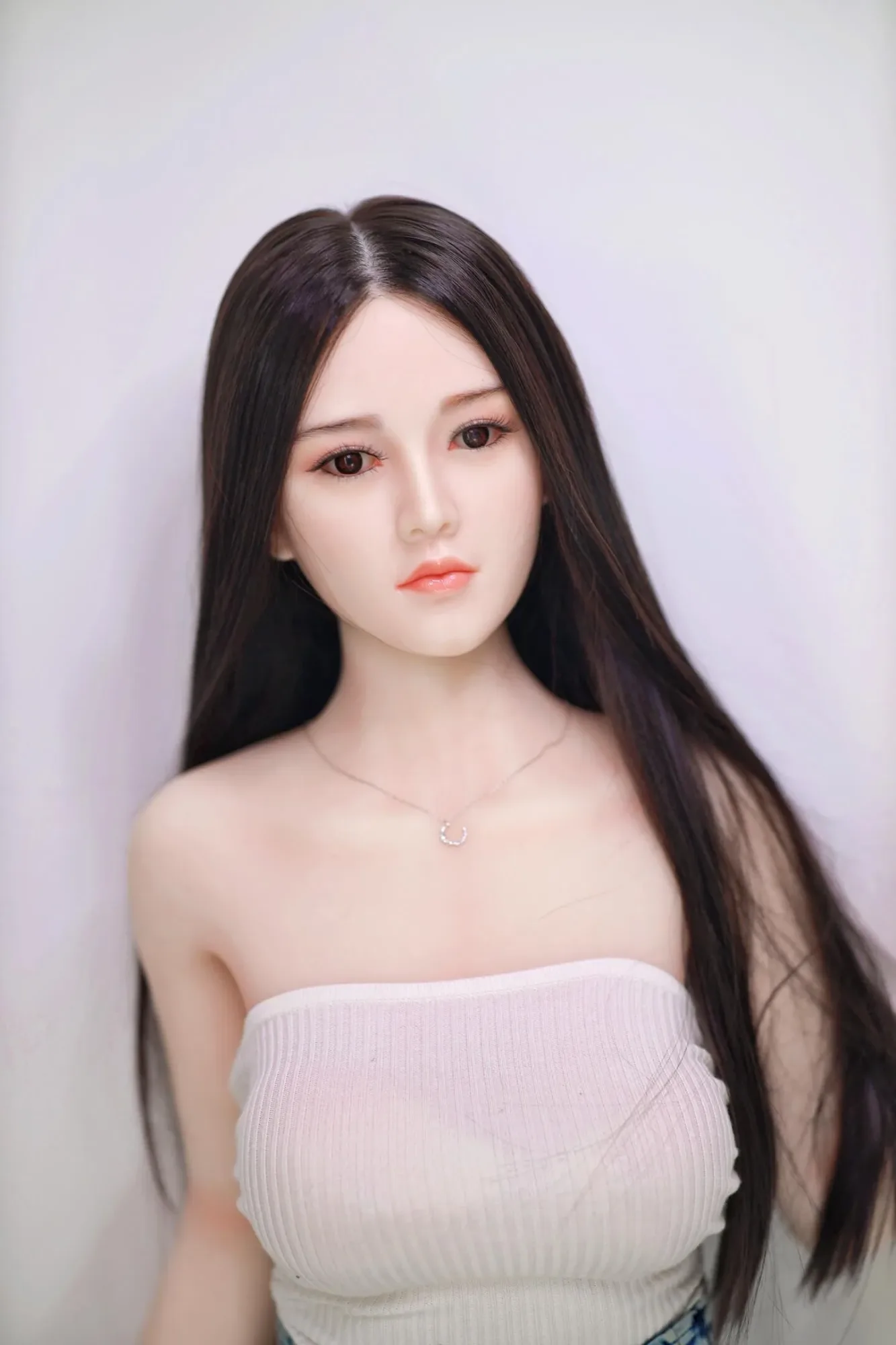 H1: JYDoll 157cm D-Cup Realistic Silicone Head TPE Body Sex Doll