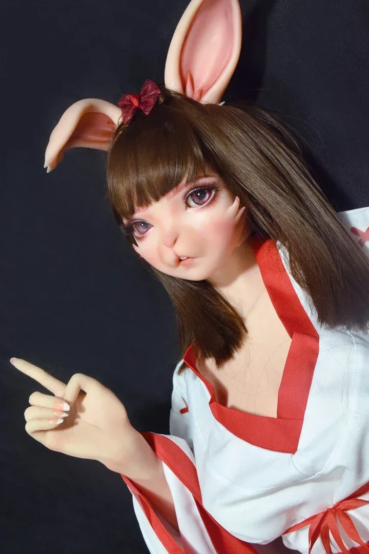 Aida Rina: 150cm Furry Silicone Sex Doll-Elsababe Doll view 4