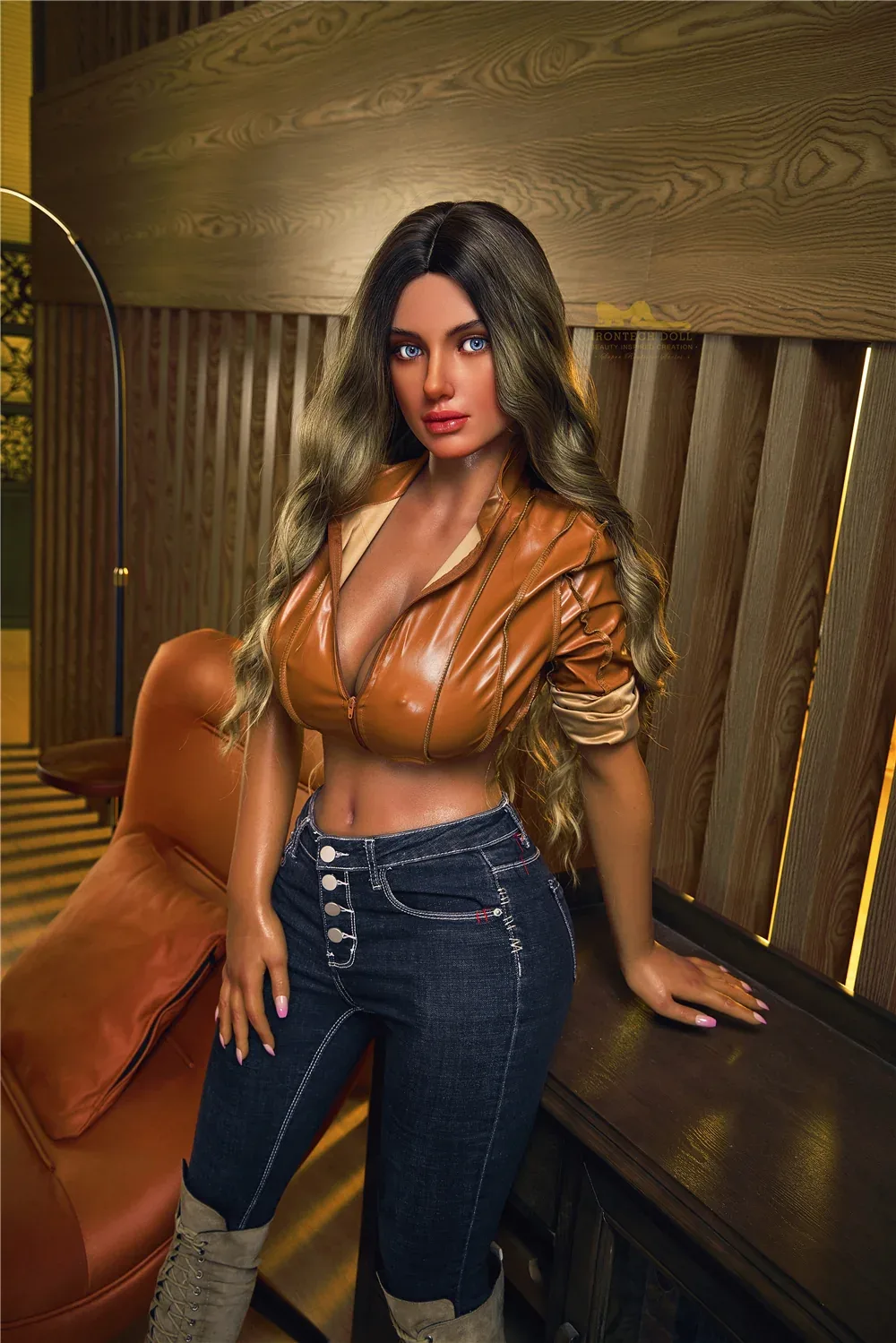 Luna S17(ROS Available): Premium 165cm F-Cup Silicone Sex Doll-Irontech Doll view 5