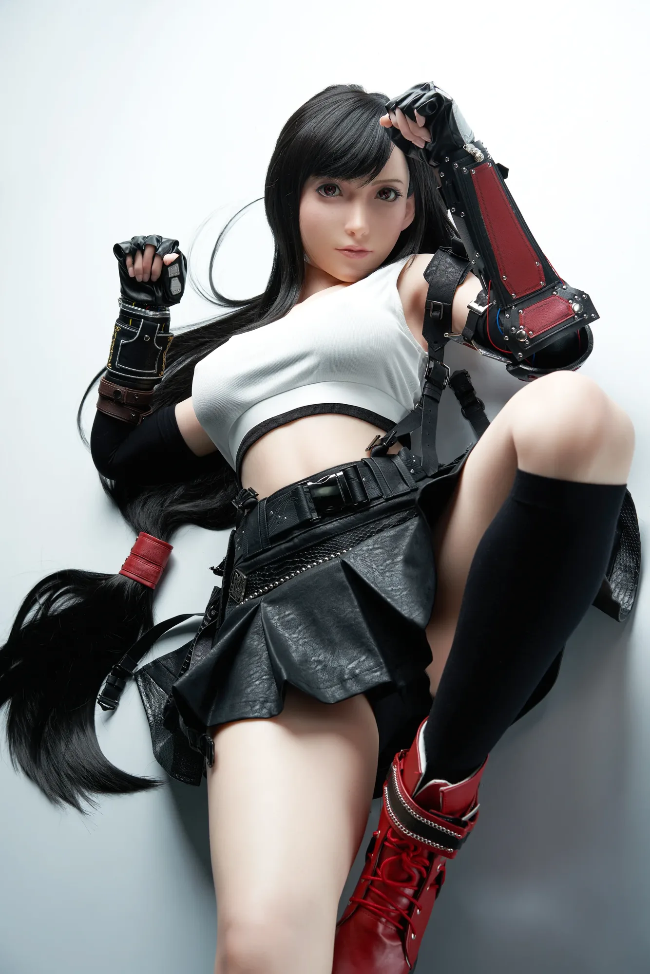 Tifa: 167cm D-Cup Cosplay Silicone Sex Doll-Game Lady view 8