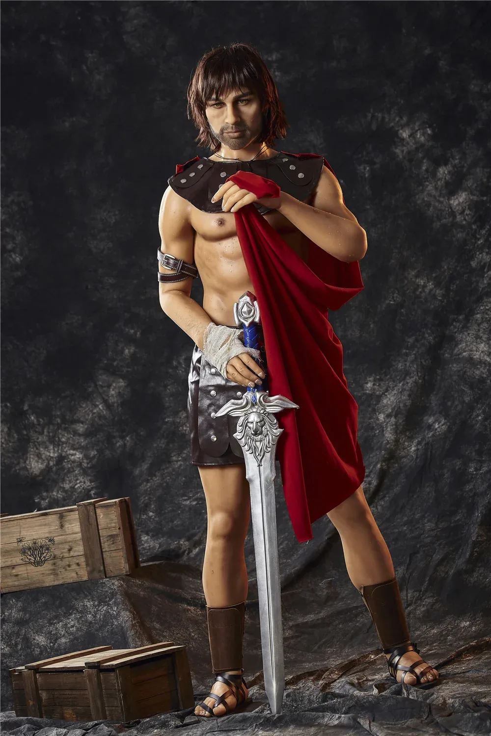 Warrior Charles: Lifelike 162cm TPE Male Sex Doll-Irontech Doll view 8