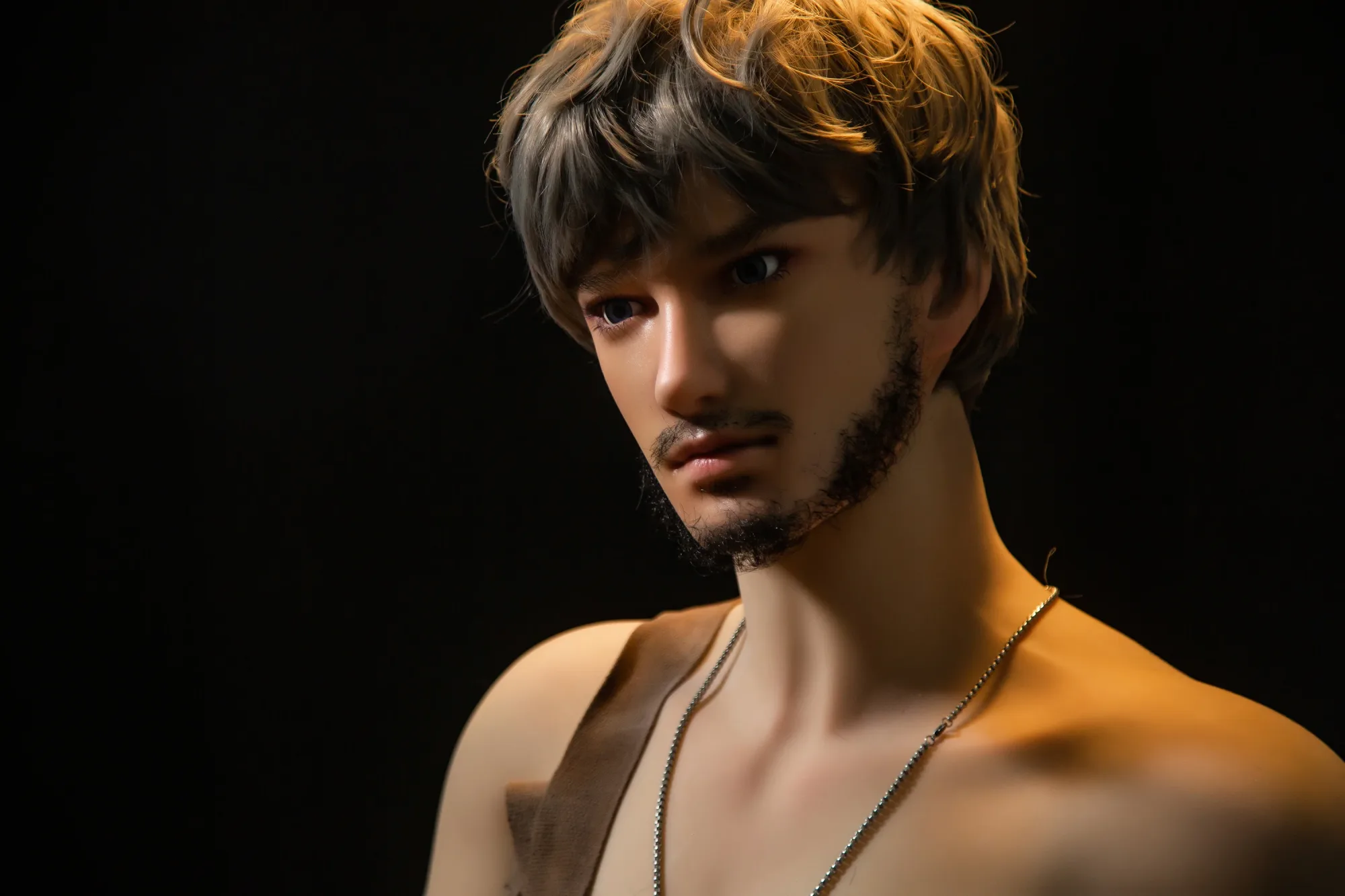 Zhou: 175cm Real Silicone Head TPE Body Male Sex Doll-QITA Doll view 8