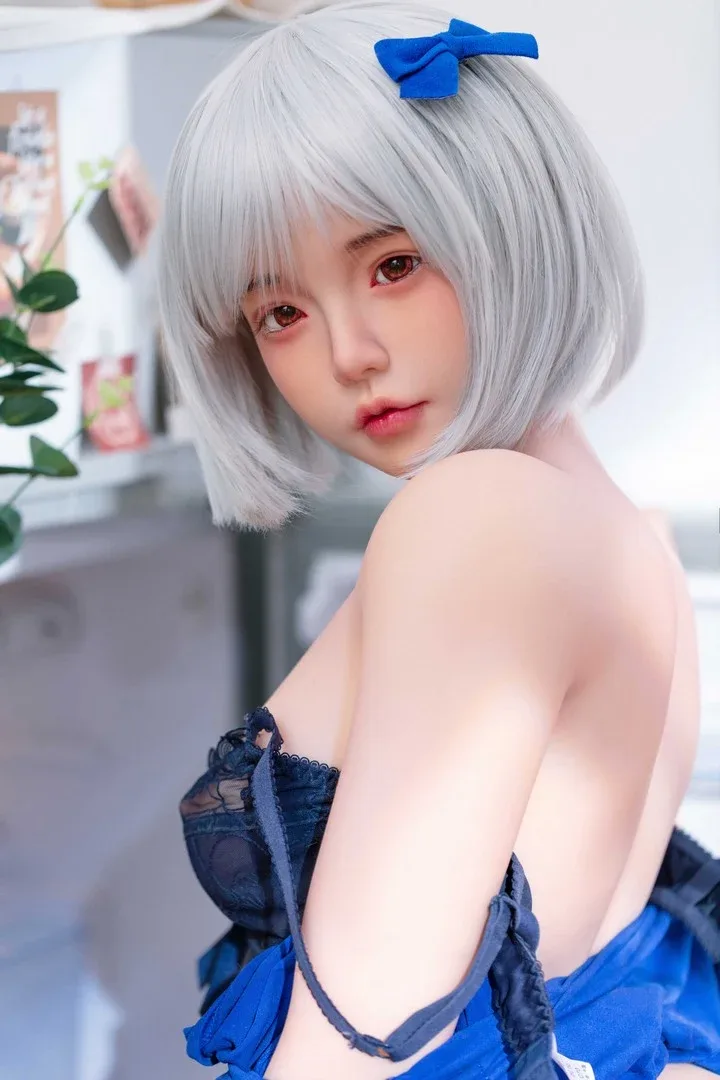 J007: 155cm A-Cup Realistic Silicone Head TPE Body Sex Doll-FU Doll view 2