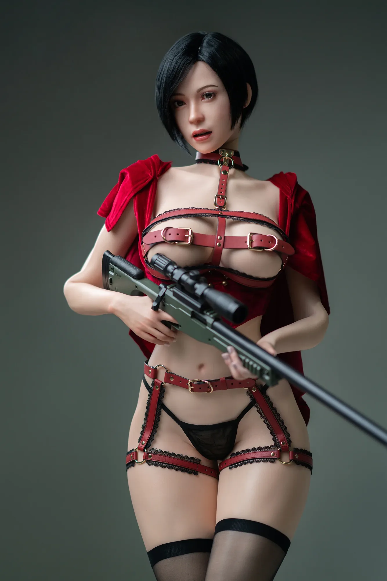 Ada Wang ROS: 171cm G-Cup Cosplay Silicone Sex Doll-Game Lady view 3