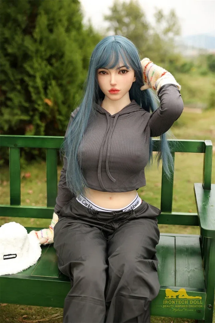 S41: Premium 159cm F-Cup Silicone Head and TPE Body Sex Doll-Irontech Doll view 4
