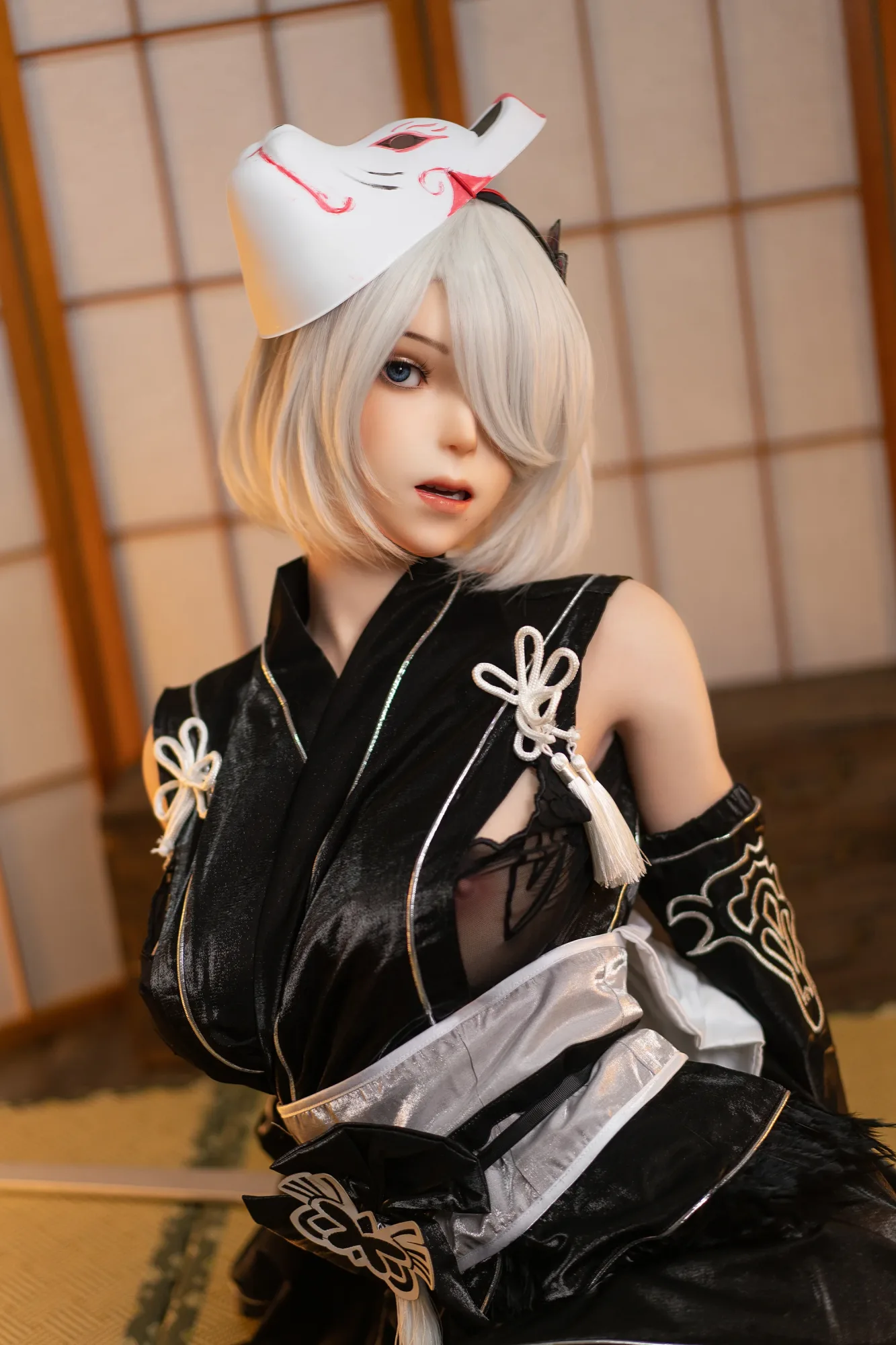 YoRHa ROS: 171cm G-Cup Anime 2B Cosplay Silicone Sex Doll-Game Lady view 5