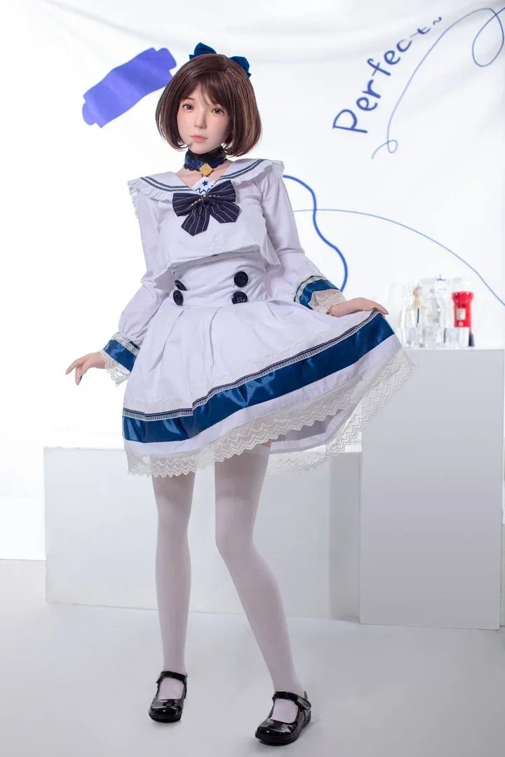 J013: 148cm C-Cup Realistic Silicone Head TPE Body Sex Doll-FU Doll view 6