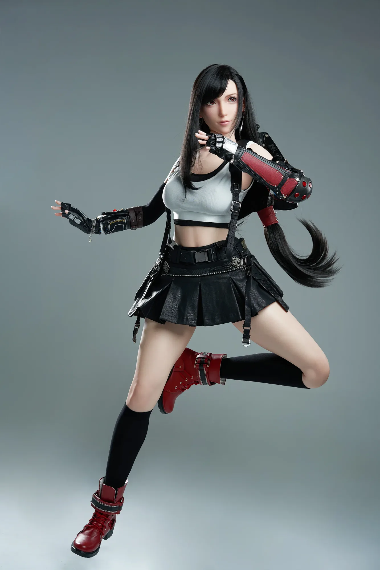 Tifa: 167cm D-Cup Cosplay Silicone Sex Doll-Game Lady view 7