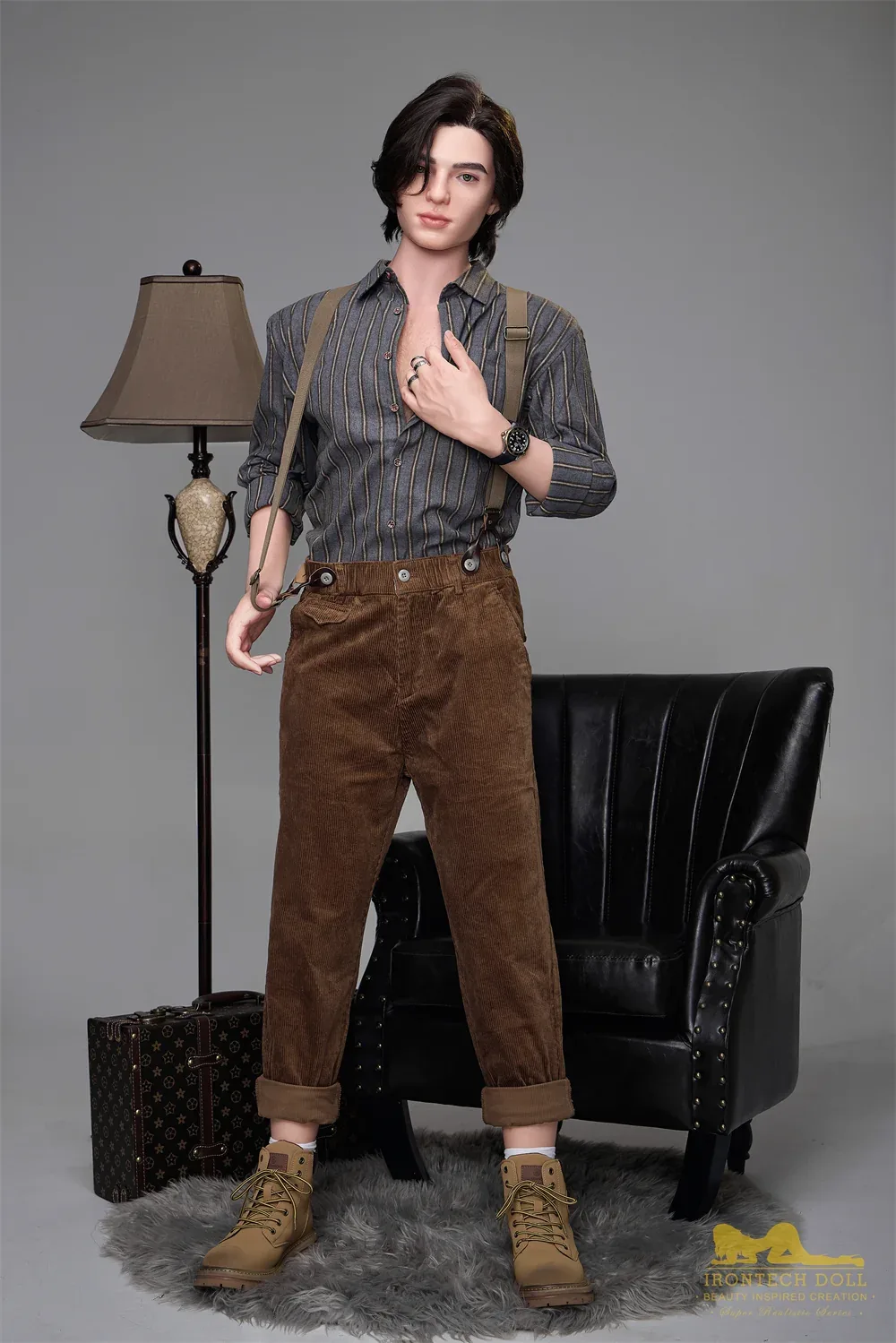 M9: Premium 170cm Male Silicone Sex Doll-Irontech Doll view 5