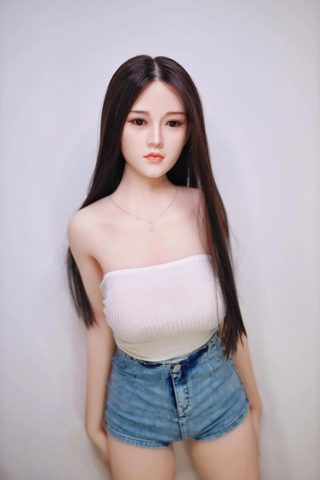 H1: JYDoll 157cm D-Cup Realistic Silicone Head TPE Body Sex Doll view 4