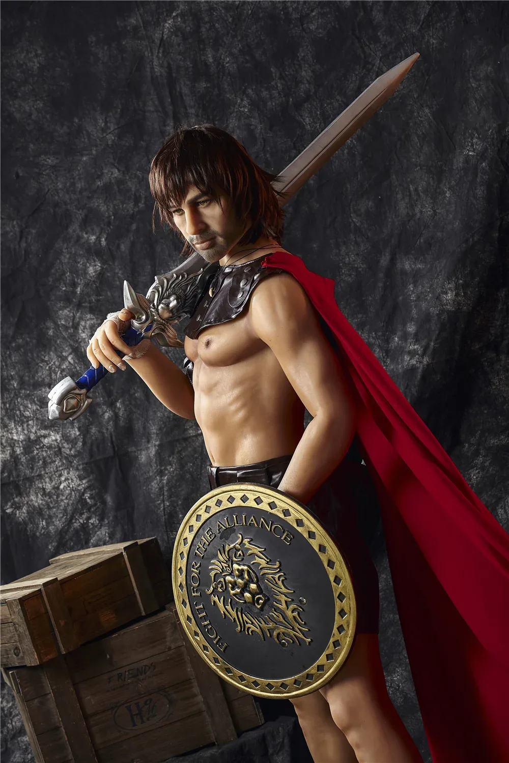Warrior Charles: Lifelike 162cm TPE Male Sex Doll-Irontech Doll view 4