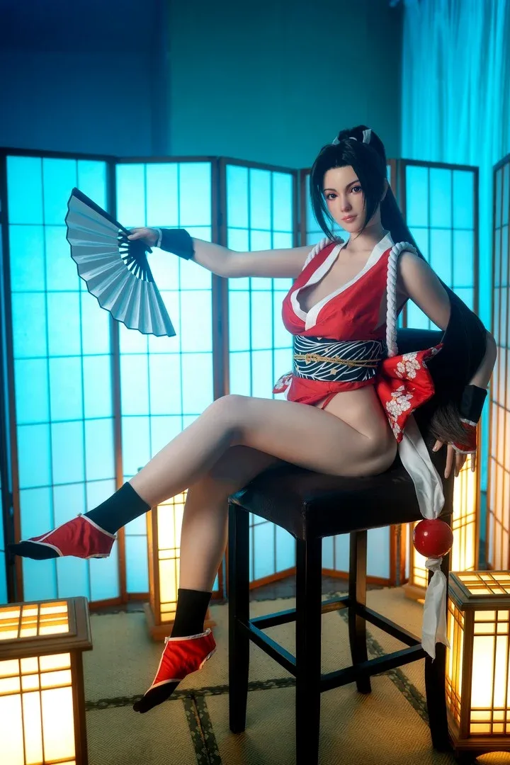 Mai Shiranui: 168cm E-Cup Cosplay Silicone Sex Doll-Game Lady