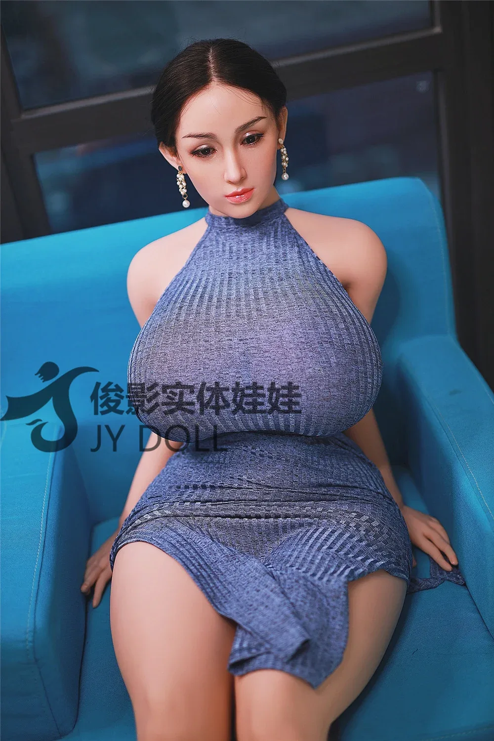 Laura: JYDoll 159cm F-Cup Realistic Silicone Head TPE Body Sex Doll view 5