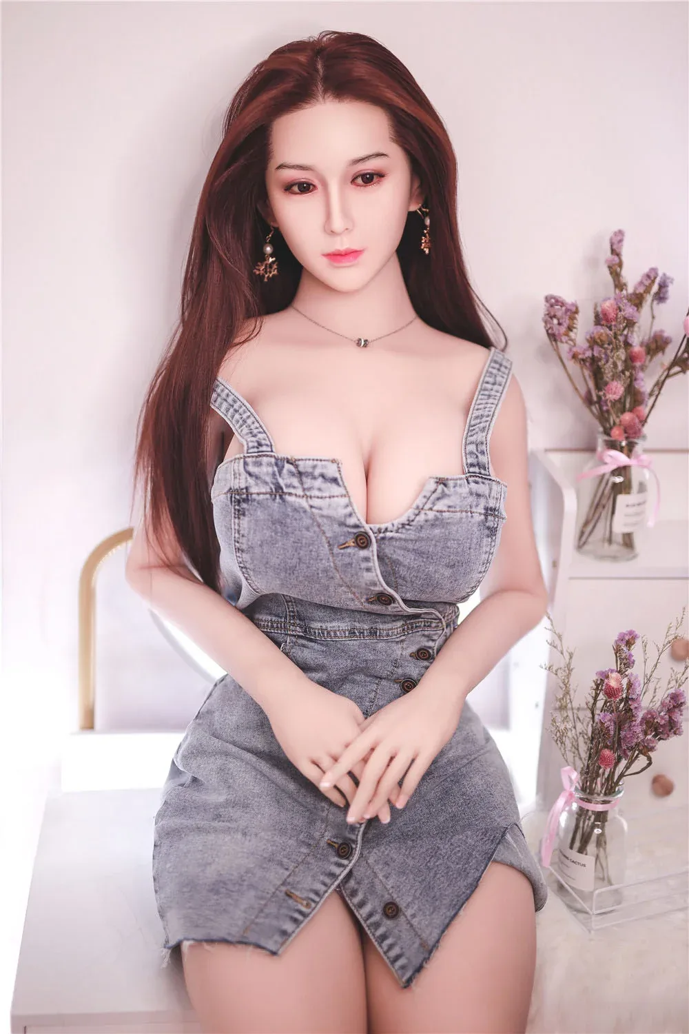 Nuo: JYDoll 161cm E-Cup Realistic Silicone Head TPE Body Sex Doll view 8