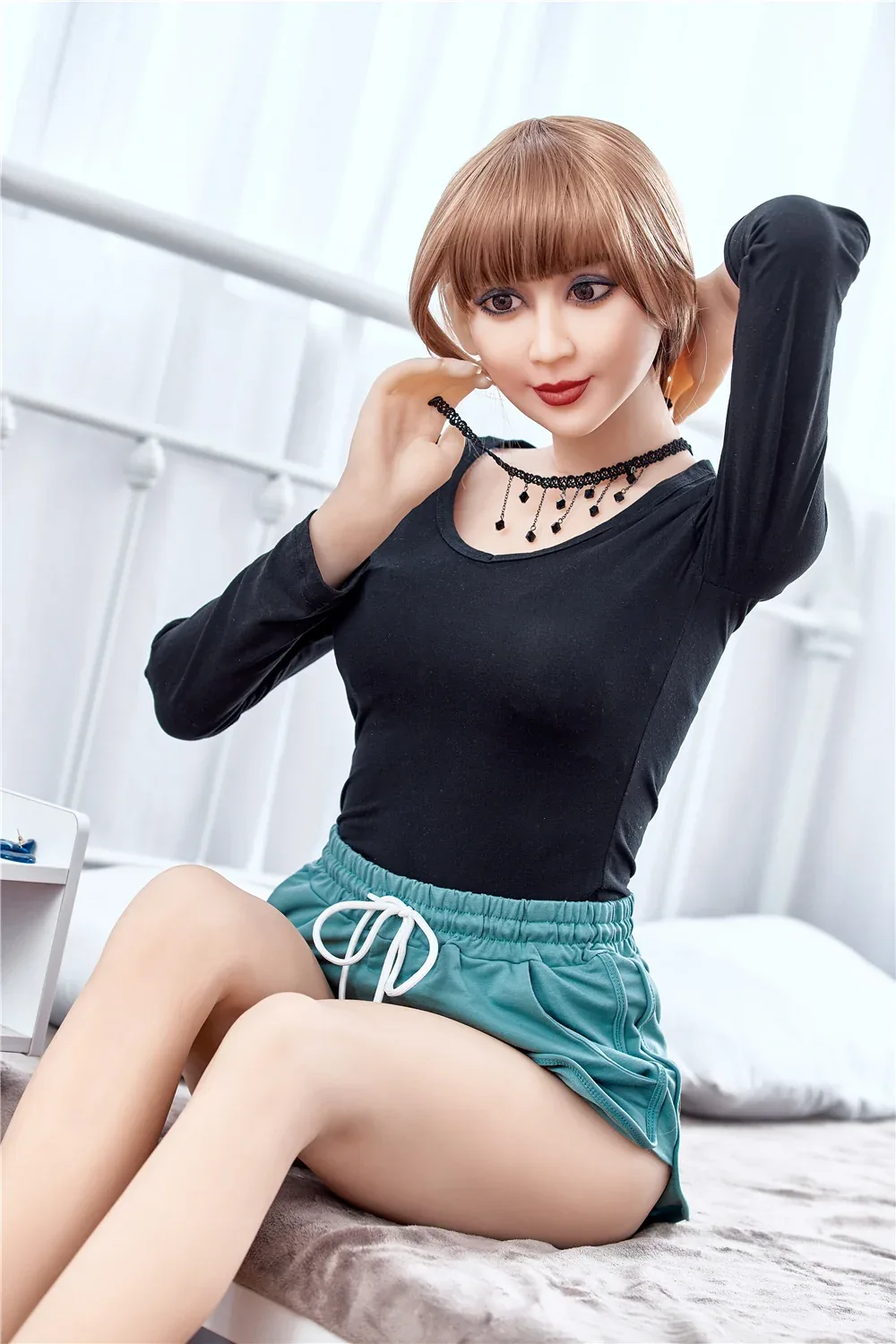 Xiu: Lifelike 165cm A-Cup TPE Sex Doll-Irontech Doll view 6