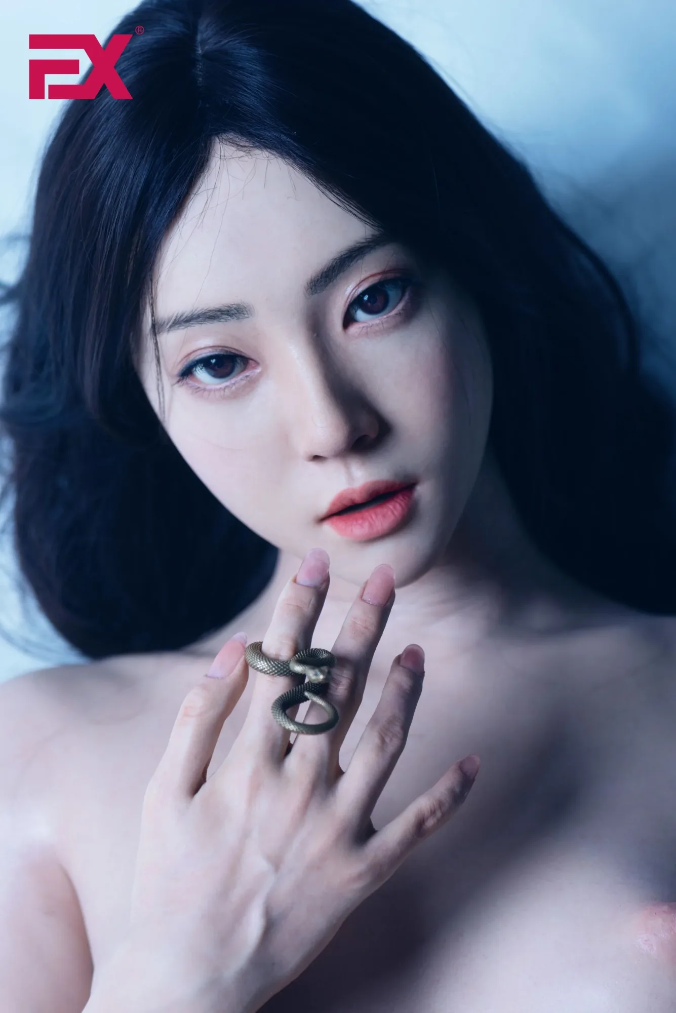 Jie-1: 166cm D-Cup Luxury Seamless Neck Silicone Sex Doll-Clone