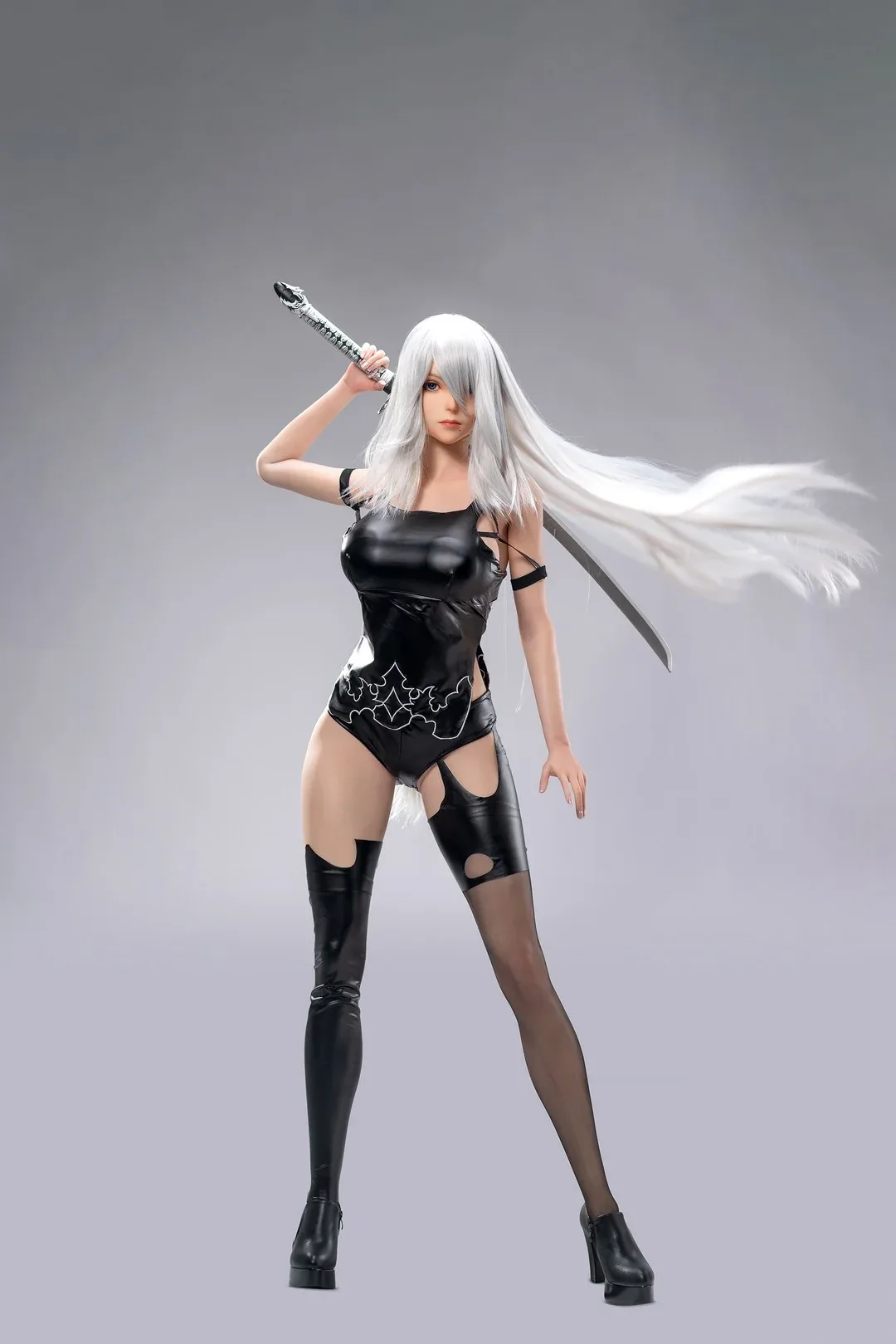 YoRHa A2: 171cm G-Cup Anime 2B Cosplay Silicone Sex Doll-Game Lady view 3