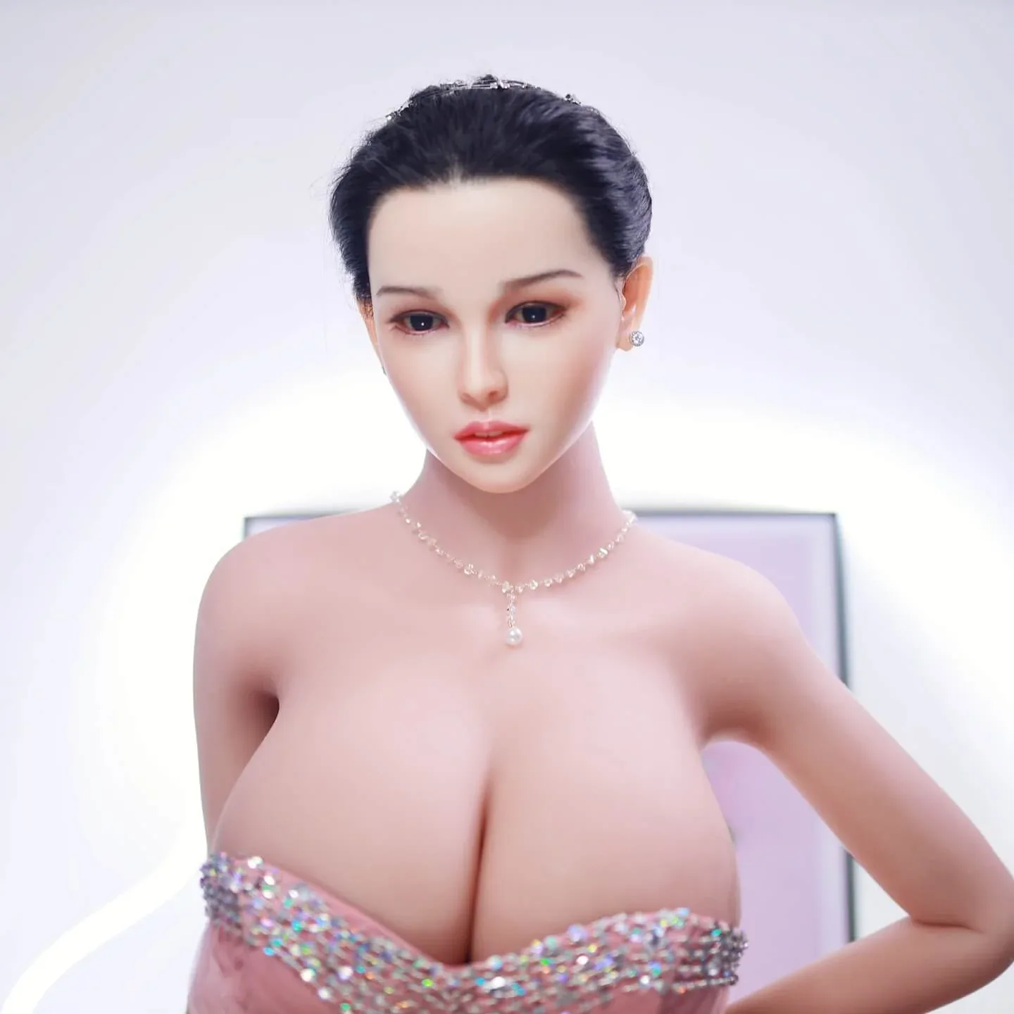 NanQi: JYDoll 157cm D-Cup Realistic Silicone Head TPE Body Sex Doll view 8