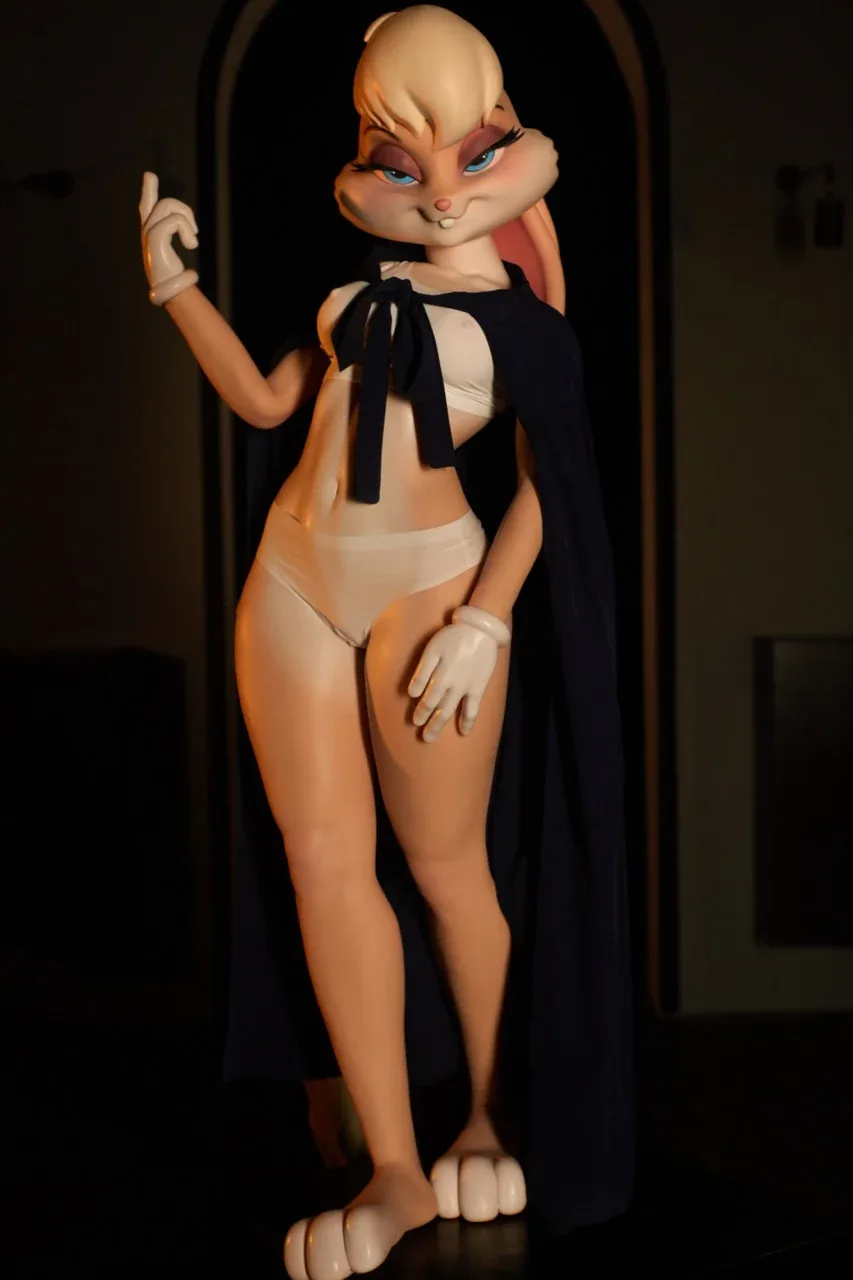 Lola: 150cm C-Cup Realistic Silicone Bunny Furry Sex Doll-Climax Doll-CLM Ultra view 4