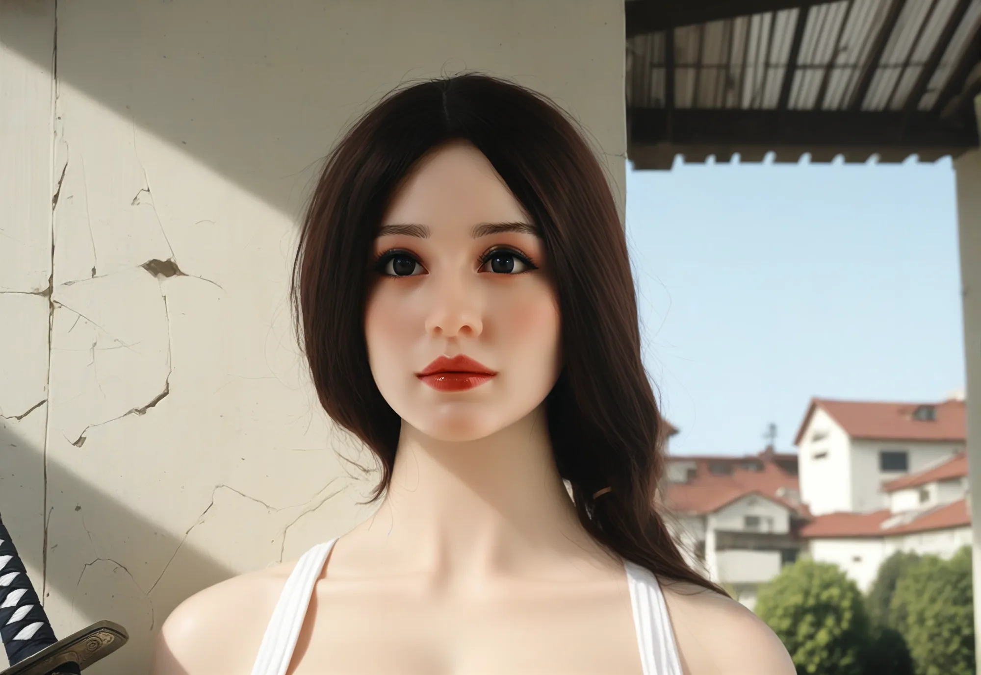 #AB5: 153cm J-Cup Lifelike TPE Body Silicone Head Sex Doll-Aibei view 8