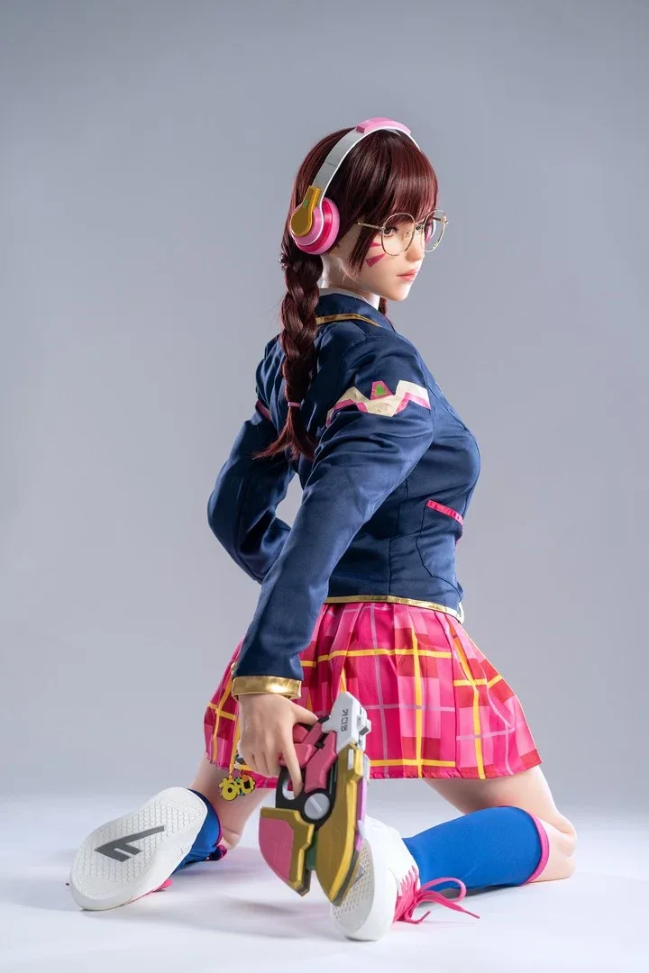 Dva: 166cm E-Cup Cosplay Silicone Sex Doll-Game Lady view 3