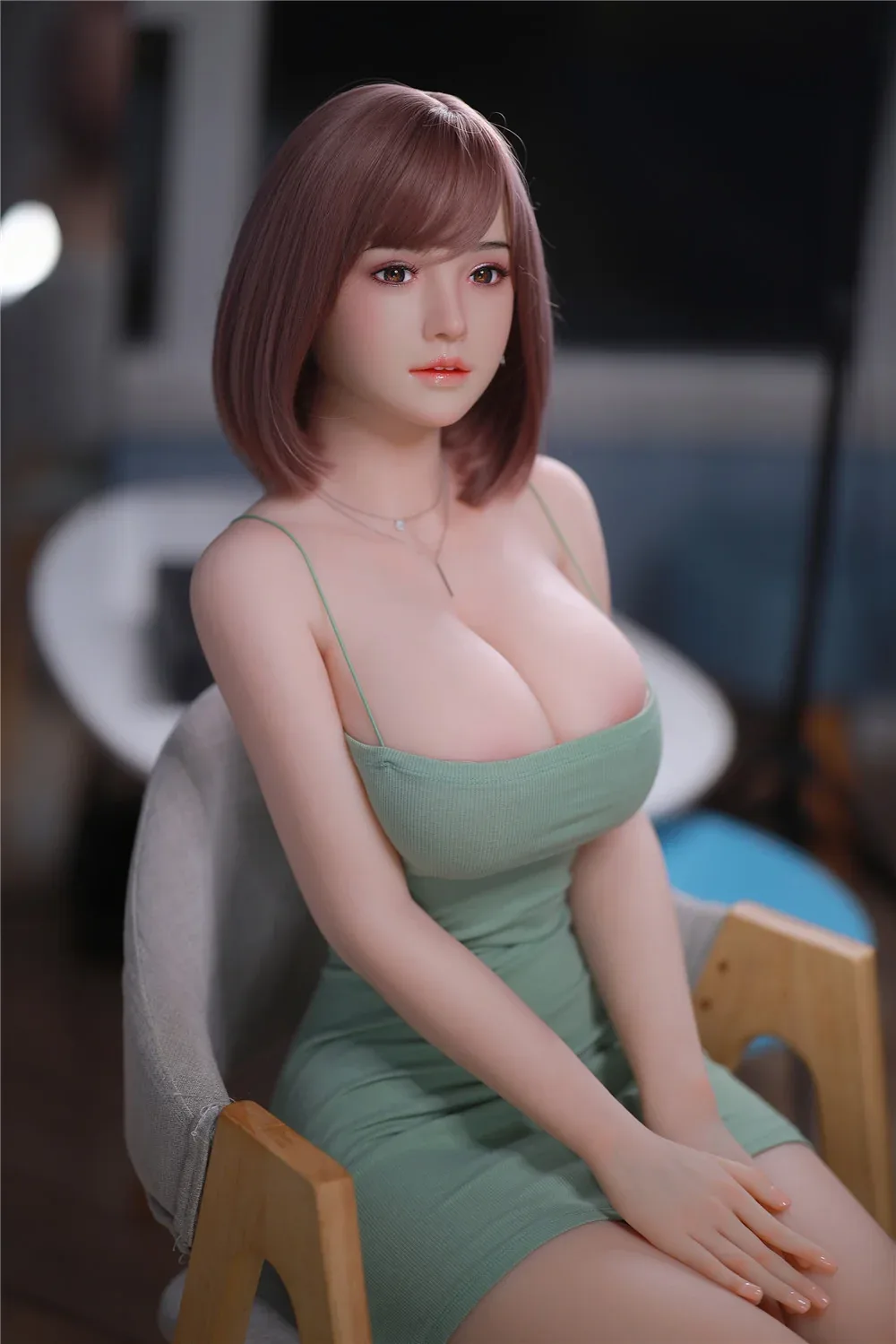 YunXi: JYDoll 161cm D-Cup Realistic Silicone Head TPE Body Sex Doll