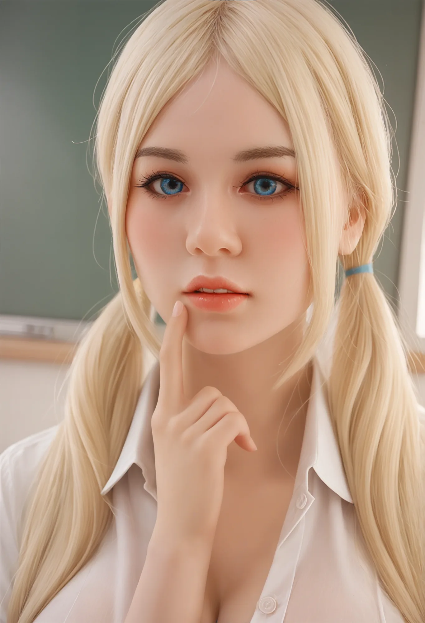 #AB8: 153cm J-Cup Lifelike TPE Body Silicone Head Sex Doll-Aibei view 3