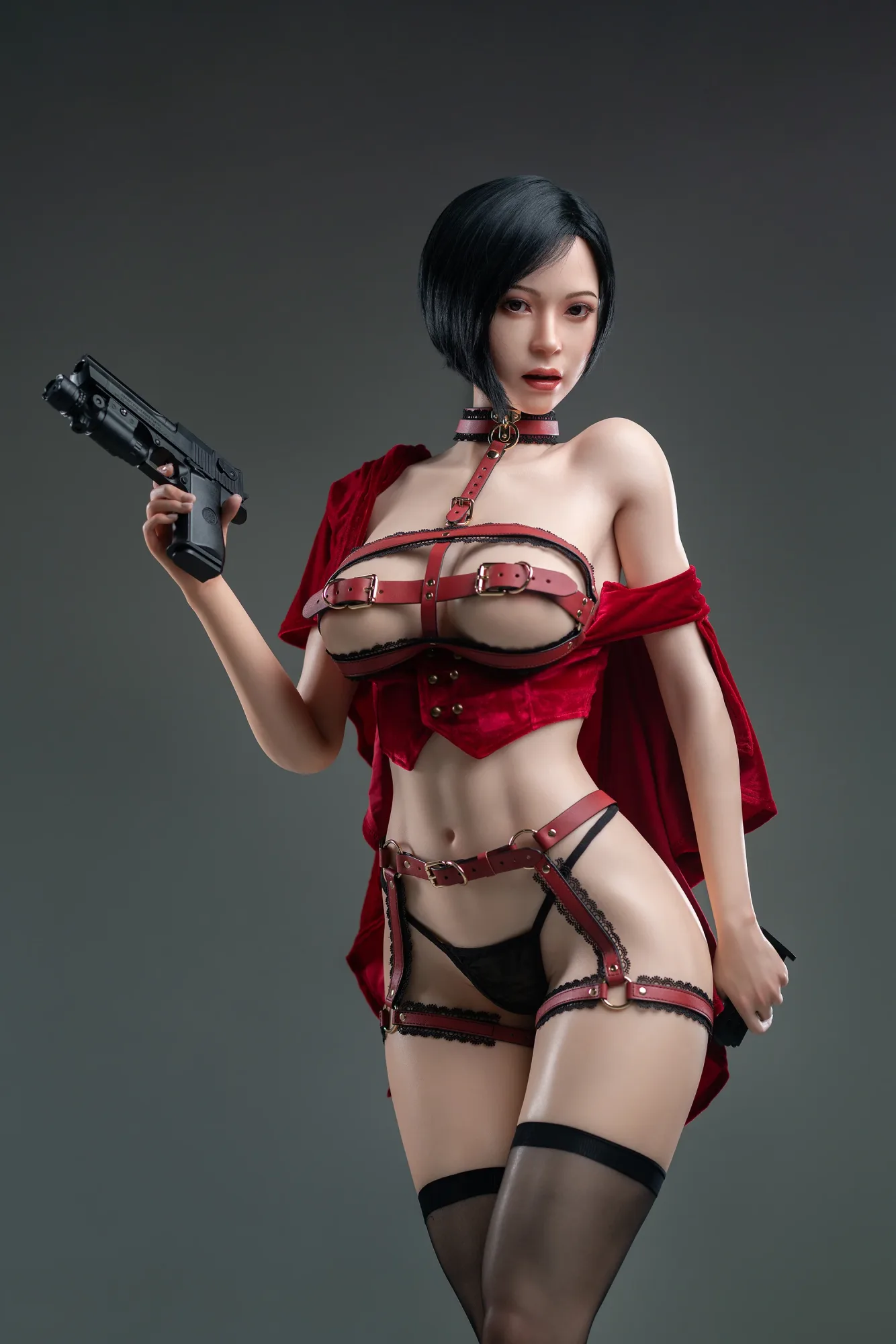 Ada Wang ROS: 171cm G-Cup Cosplay Silicone Sex Doll-Game Lady view 6