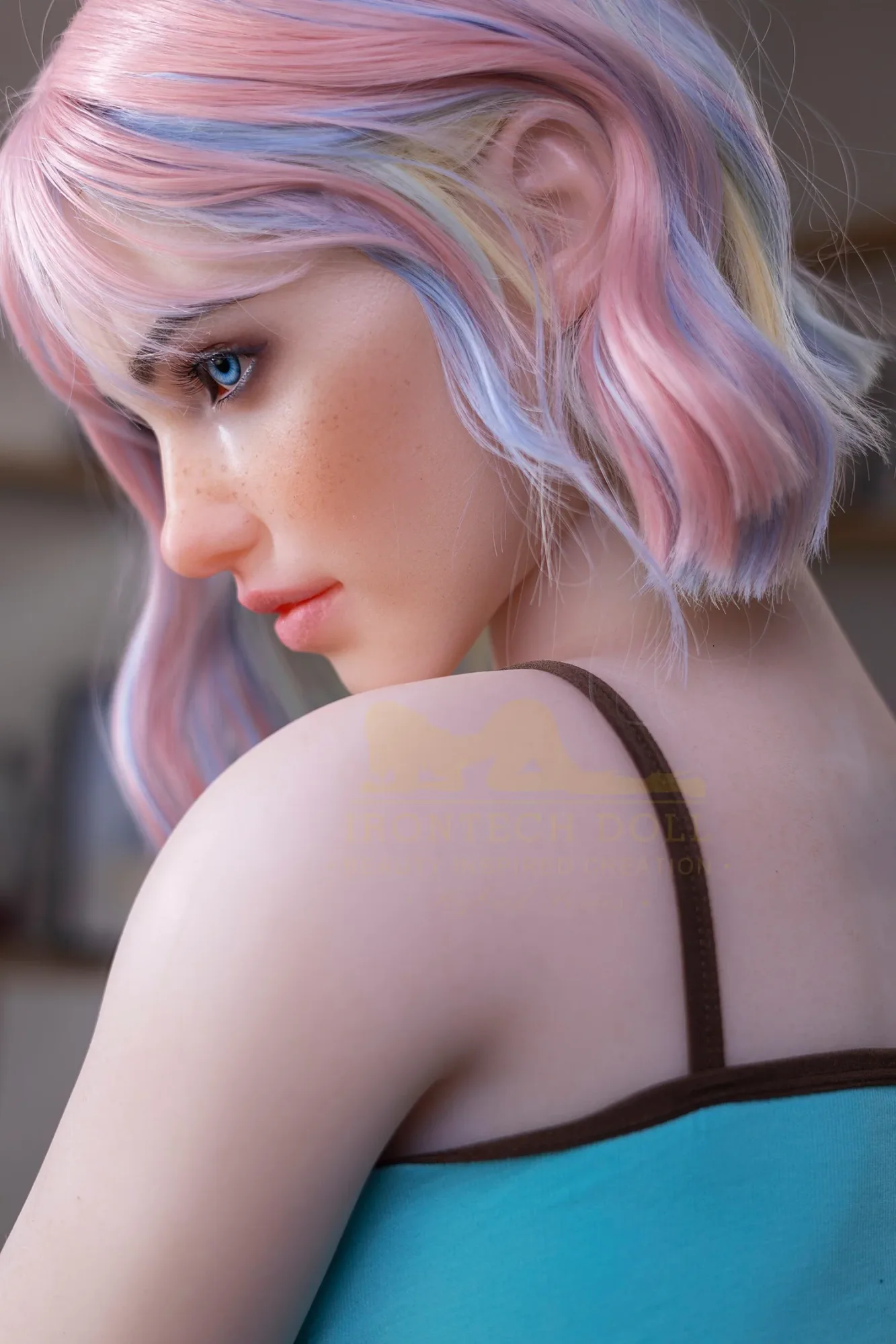S46: Premium 162cm G-Cup Silicone Head and TPE Body Sex Doll-Irontech Doll view 8