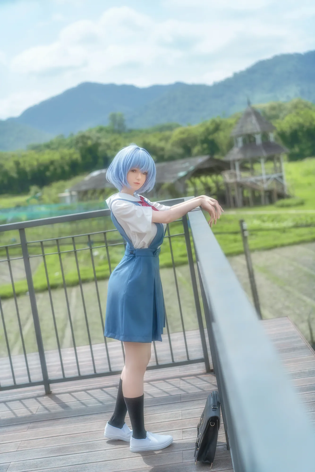 Ayanami: 156cm F-Cup Cosplay Silicone Sex Doll-Game Lady view 8