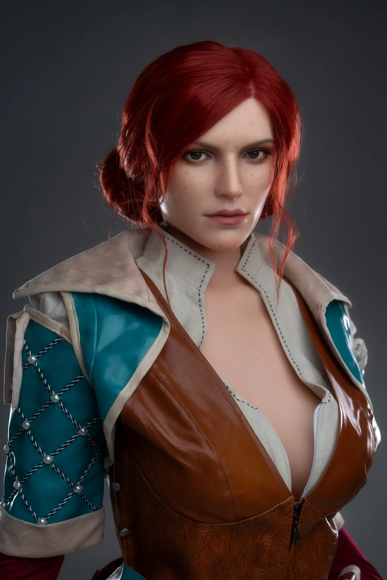 Triss: 168cm E-Cup Cosplay Silicone Sex Doll-Game Lady view 8