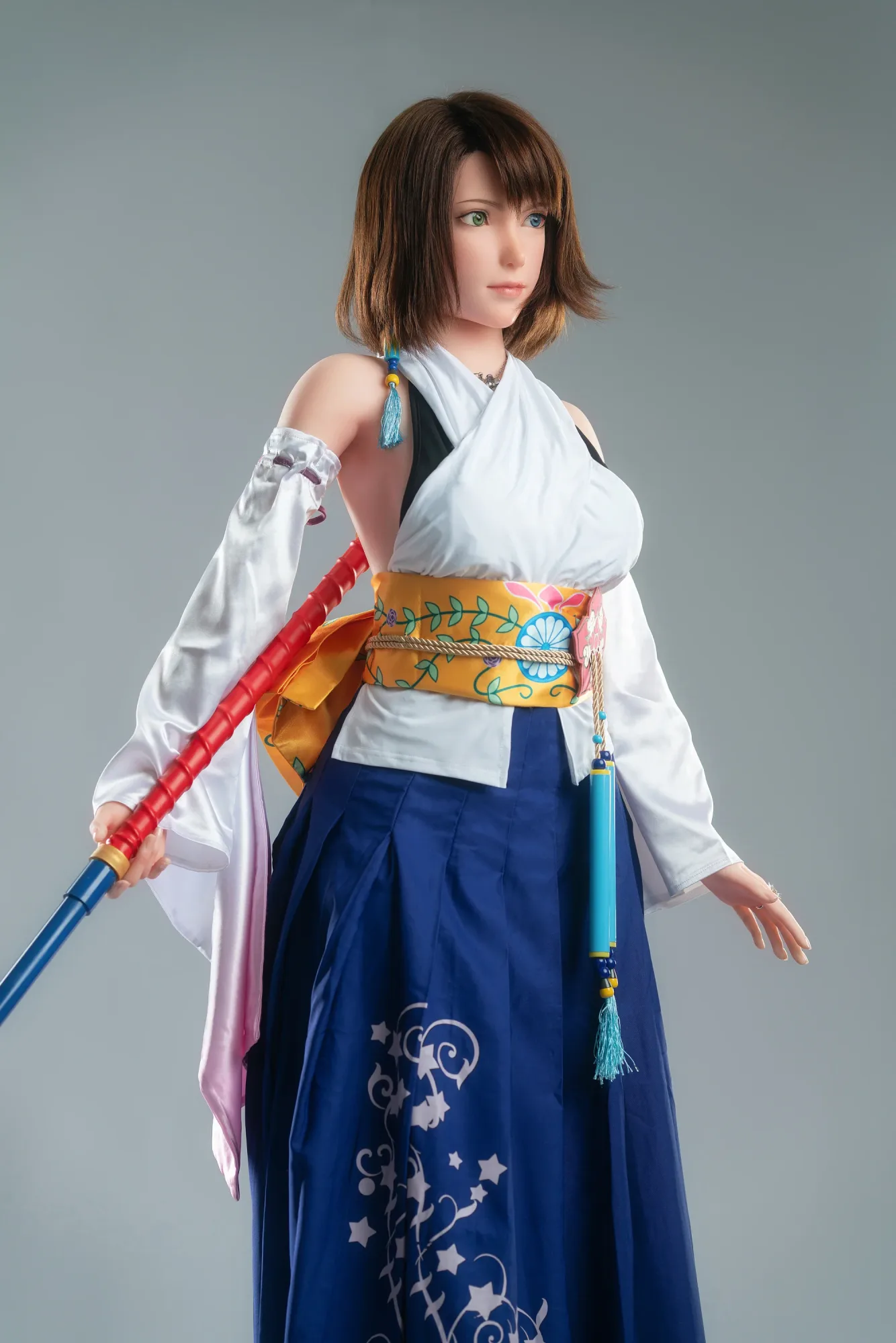Yuna: 167cm D-Cup Cosplay Silicone Sex Doll-Game Lady view 6