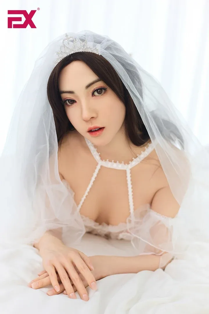 Jie-3: 166cm D-Cup Luxury Seamless Neck Silicone Sex Doll-Clone view 2