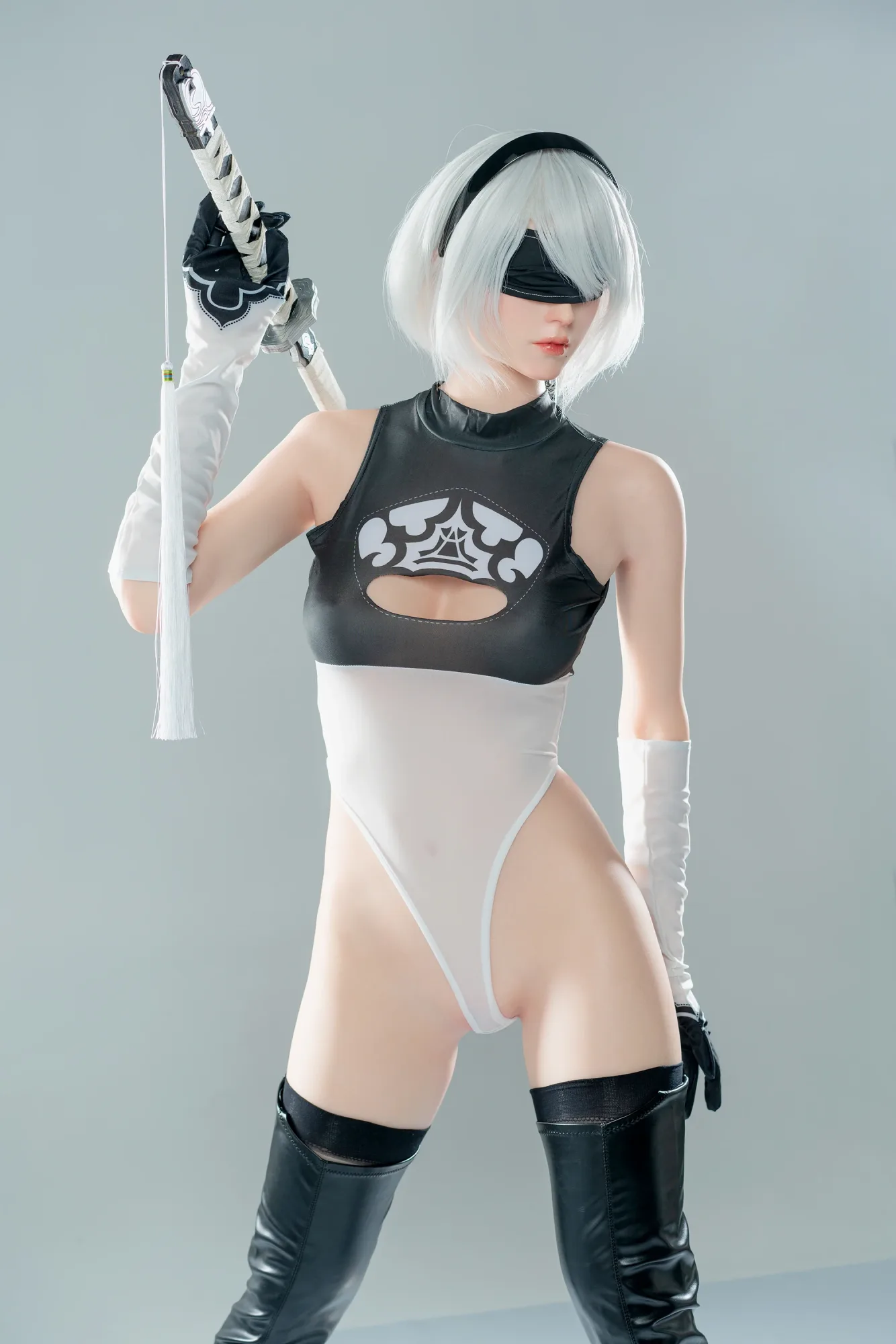 170cm C-Cup Premium Anime 2B Cosplay Silicone Sex Doll-GE577_4-Zelex Inspiration view 5