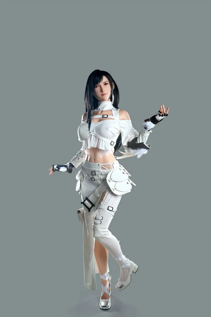 Tifa Smiley Face: 171cm G-Cup Cosplay Silicone Sex Doll-Game Lady view 7