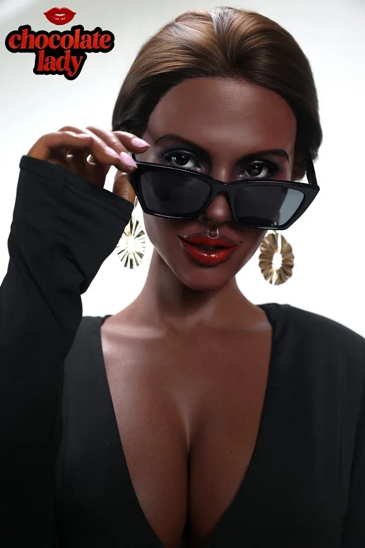 Lena: 166cm E-Cup Realistic Silicone Black Sex Doll