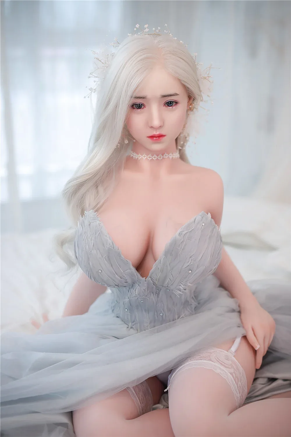 JingYa: JYDoll 157cm D-Cup Realistic Silicone Head TPE Body Sex Doll view 7