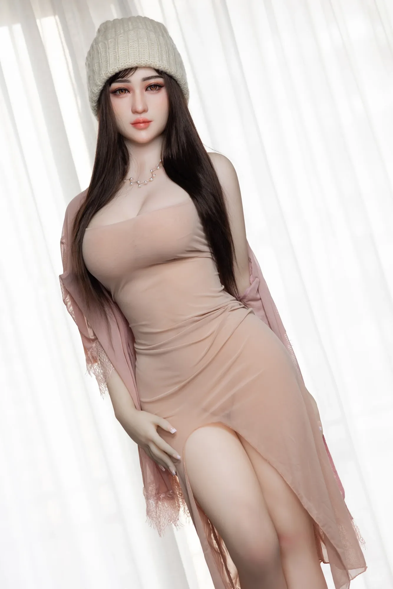 #1: 158cm E-Cup Lifelike TPE Body Silicone Head Sex Doll-Aibei view 6