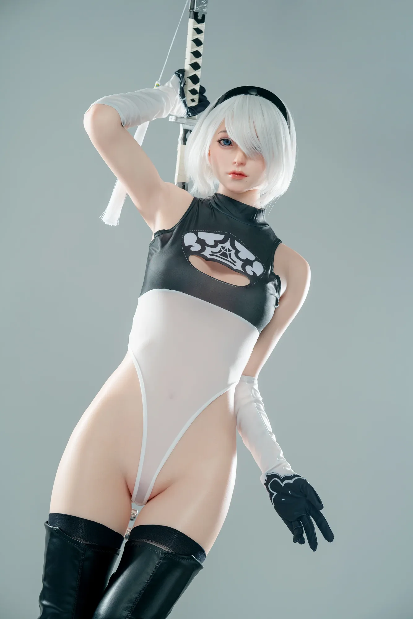 170cm C-Cup Premium Anime 2B Cosplay Silicone Sex Doll-GE577_4-Zelex Inspiration view 3
