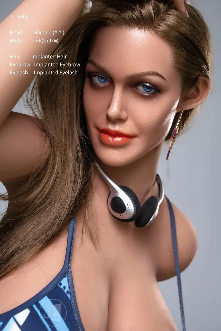Gina: 171cm Mega-Cup Realistic Silicone Head TPE Body Sex Doll-Jarliet Doll-[USA Stock]