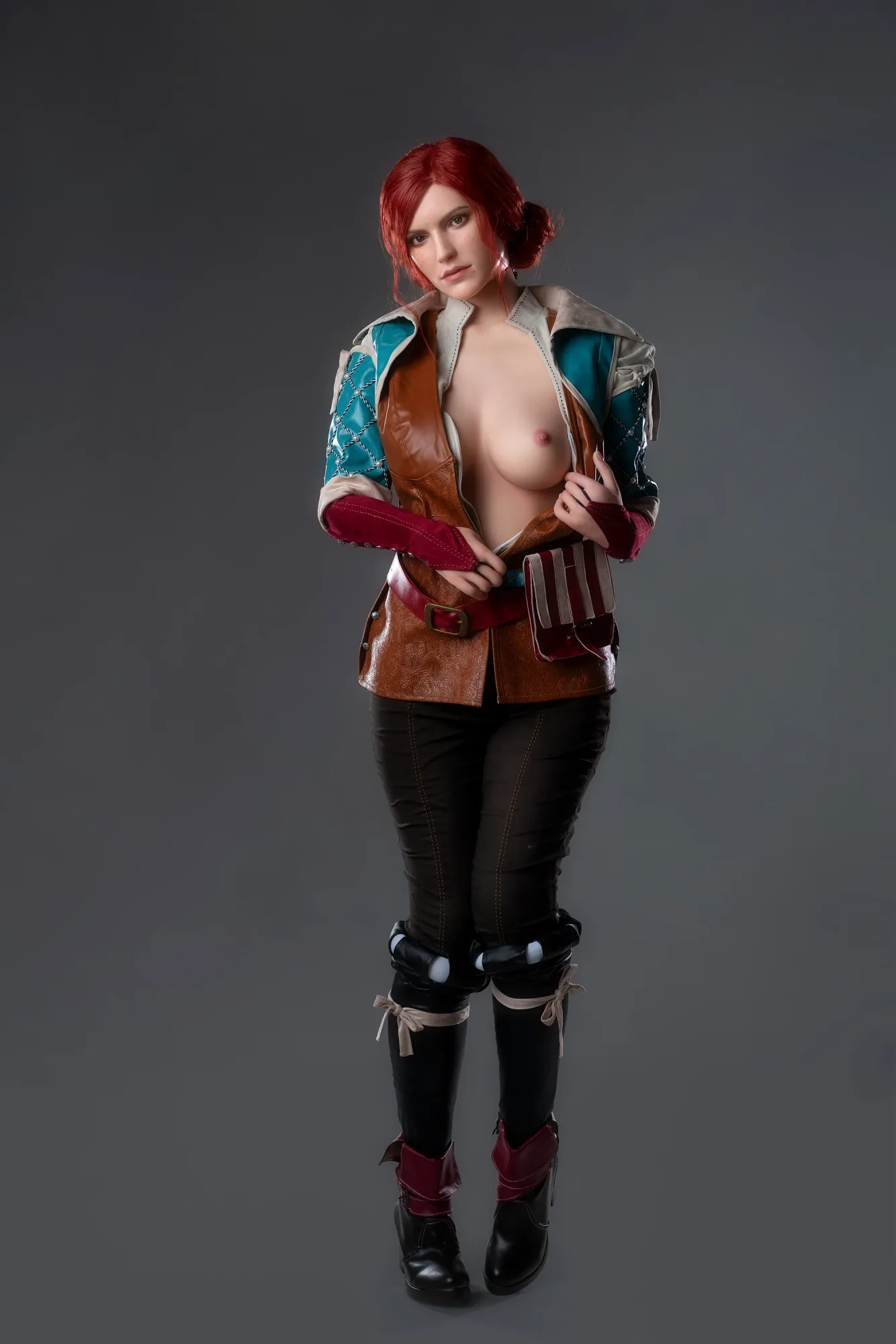 Triss: 168cm E-Cup Cosplay Silicone Sex Doll-Game Lady view 3