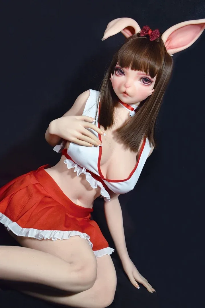 Aida Rina: 150cm Furry Silicone Sex Doll-Elsababe Doll view 5