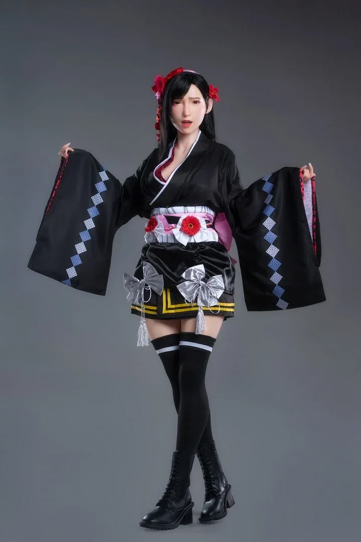 Tifa ROS: 165cm F-Cup Cosplay Silicone Sex Doll-Game Lady view 3